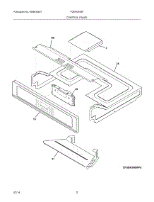 03 - Control Panel parts for Frigidaire Wall Oven FGEW3065PBC from AppliancePartsPros.com