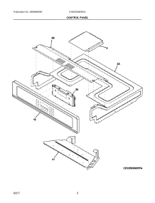 02 - Control Panel parts for Frigidaire Wall Oven FGEW3065PDA from AppliancePartsPros.com