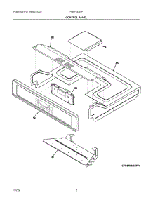 02 - Control Panel parts for Frigidaire Oven FGEW3065PWD from AppliancePartsPros.com