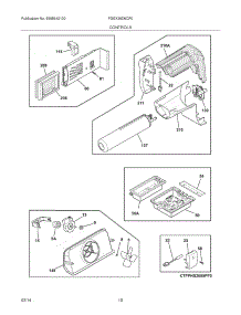 11 - Controls parts for Frigidaire Refrigerator FGEX26D6QF0 from AppliancePartsPros.com