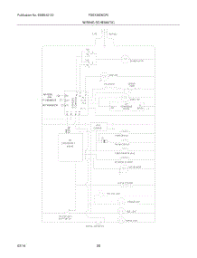 20 - Wiring Schematic parts for Frigidaire Refrigerator FGEX26D6QF0 from AppliancePartsPros.com