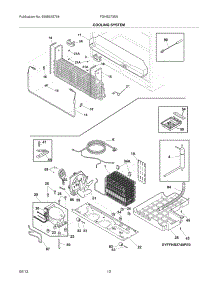 11 - Cooling System parts for Frigidaire Refrigerator FGHB2735NE3 from AppliancePartsPros.com