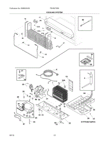 11 - Cooling System parts for Frigidaire Refrigerator FGHB2735NF2 from AppliancePartsPros.com