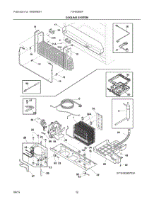 06 - Cooling System parts for Frigidaire Refrigerator FGHB2866PE6A from AppliancePartsPros.com
