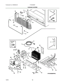 06 - Cooling System parts for Frigidaire Refrigerator FGHB2866PEHA from AppliancePartsPros.com