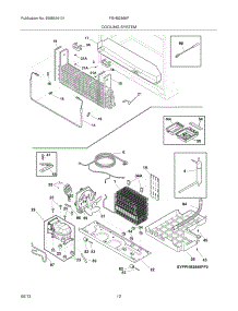 11 - Cooling System parts for Frigidaire Refrigerator FGHB2866PF1 from AppliancePartsPros.com