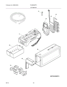 17 - Ice Maker parts for Frigidaire Refrigerator FGHB2866PF4 from AppliancePartsPros.com