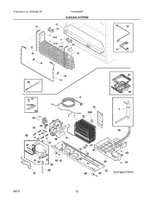 06 - Cooling System parts for Frigidaire Refrigerator FGHB2866PFCA from AppliancePartsPros.com