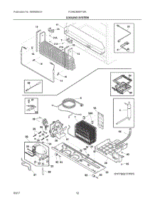 06 - Cooling System parts for Frigidaire Refrigerator FGHB2866PFMA from AppliancePartsPros.com