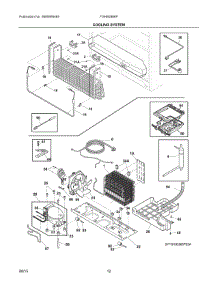 06 - Cooling System parts for Frigidaire Refrigerator FGHB2866PPAA from AppliancePartsPros.com