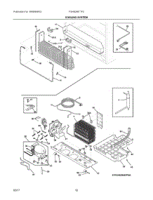 06 - Cooling System parts for Frigidaire Refrigerator FGHB2867TF0 from AppliancePartsPros.com