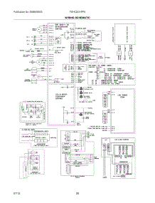 20 - Wiring Schematic parts for Frigidaire Refrigerator FGHC2331PF6 from AppliancePartsPros.com