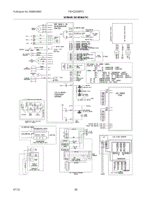 20 - Wiring Schematic parts for Frigidaire Refrigerator FGHC2355PF3 from AppliancePartsPros.com
