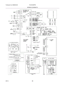 20 - Wiring Schematic parts for Frigidaire Refrigerator FGHC2355PF8 from AppliancePartsPros.com
