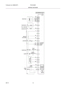 14 - Wiring Diagram parts for Frigidaire Dishwasher FGHD2465NB2A from AppliancePartsPros.com