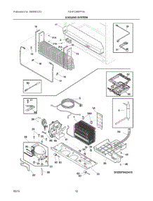 06 - Cooling System parts for Frigidaire Refrigerator FGHF2366PF5A from AppliancePartsPros.com