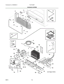 06 - Cooling System parts for Frigidaire Refrigerator FGHF2366PF6A from AppliancePartsPros.com