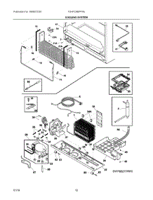 06 - Cooling System parts for Frigidaire Refrigerator FGHF2366PF9A from AppliancePartsPros.com