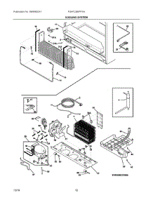 06 - Cooling System parts for Frigidaire Refrigerator FGHF2366PFEA from AppliancePartsPros.com