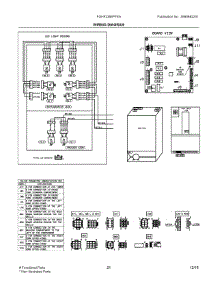 11 - Wiring Diagram parts for Frigidaire Refrigerator FGHF2366PFEA from AppliancePartsPros.com