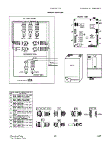 11 - Wiring Diagram parts for Frigidaire Refrigerator FGHF2367TD0 from AppliancePartsPros.com