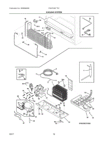 06 - Cooling System parts for Frigidaire Refrigerator FGHF2367TF0 from AppliancePartsPros.com