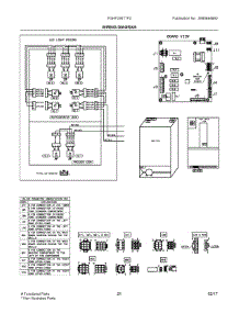 11 - Wiring Diagram parts for Frigidaire Refrigerator FGHF2367TF0 from AppliancePartsPros.com