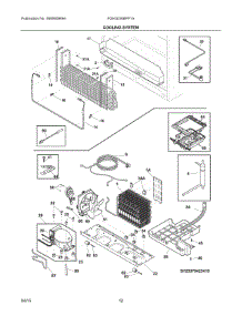 06 - Cooling System parts for Frigidaire Refrigerator FGHG2366PF1A from AppliancePartsPros.com