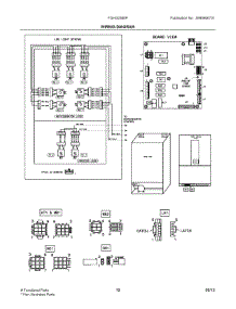 10 - Wiring Diagram parts for Frigidaire Refrigerator FGHG2366PF2A from AppliancePartsPros.com