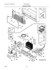 06 - Cooling System parts for Frigidaire Refrigerator FGHG2366PF6A from AppliancePartsPros.com