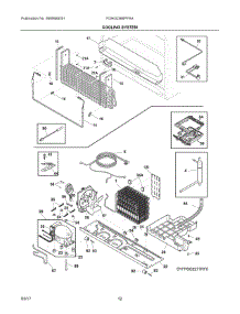06 - Cooling System parts for Frigidaire Refrigerator FGHG2366PFAA from AppliancePartsPros.com