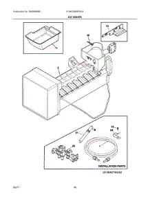 08 - Ice Maker parts for Frigidaire Refrigerator FGHN2866PEEA from AppliancePartsPros.com