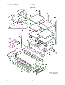 05 - Shelves parts for Frigidaire Refrigerator FGHN2866PF5A from AppliancePartsPros.com
