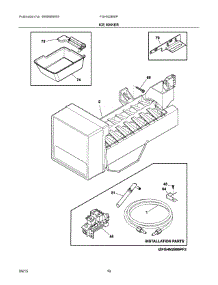 08 - Ice Maker parts for Frigidaire Refrigerator FGHN2866PF6A from AppliancePartsPros.com