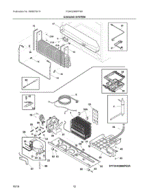06 - Cooling System parts for Frigidaire Refrigerator FGHN2866PFBA from AppliancePartsPros.com