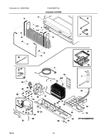 06 - Cooling System parts for Frigidaire Refrigerator FGHN2866PFDA from AppliancePartsPros.com