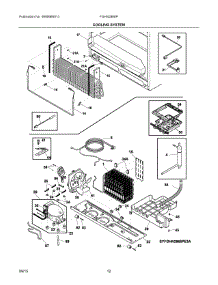 06 - Cooling System parts for Frigidaire Refrigerator FGHN2866PP6A from AppliancePartsPros.com