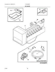 08 - Ice Maker parts for Frigidaire Refrigerator FGHN2866PP7A from AppliancePartsPros.com