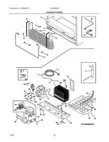 06 - Cooling System parts for Frigidaire Refrigerator FGHN2866PPEA from AppliancePartsPros.com