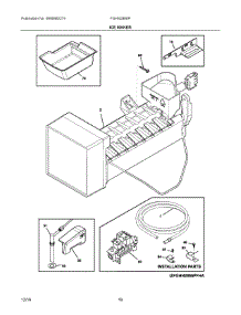 08 - Ice Maker parts for Frigidaire Refrigerator FGHN2866PPEA from AppliancePartsPros.com