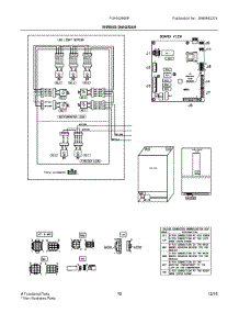 10 - Wiring Diagram parts for Frigidaire Refrigerator FGHN2866PPEA from AppliancePartsPros.com