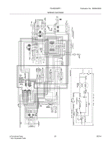 21 - Wiring Diagram parts for Frigidaire Refrigerator FGHS2355PF1 from AppliancePartsPros.com