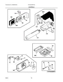 06 - Controls parts for Frigidaire Refrigerator FGHS2355PF5A from AppliancePartsPros.com