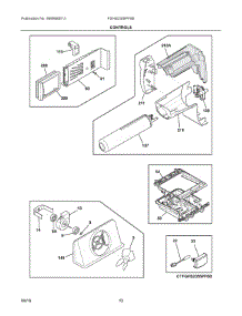 06 - Controls parts for Frigidaire Refrigerator FGHS2355PF6B from AppliancePartsPros.com