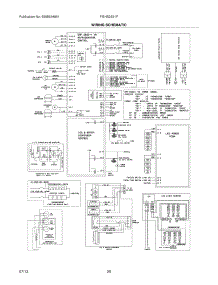 20 - Wiring Schematic parts for Frigidaire Refrigerator FGHS2631PE2 from AppliancePartsPros.com