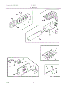 11 - Controls parts for Frigidaire Refrigerator FGHS2631PF3 from AppliancePartsPros.com