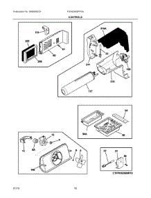 06 - Controls parts for Frigidaire Refrigerator FGHS2655PF5A from AppliancePartsPros.com