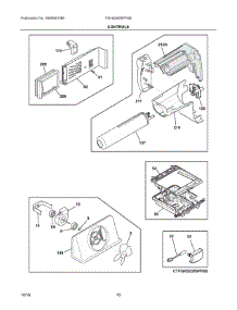 06 - Controls parts for Frigidaire Refrigerator FGHS2655PF6B from AppliancePartsPros.com