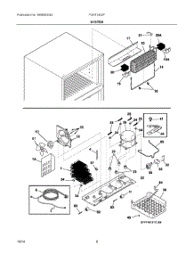 05 - System parts for Frigidaire Refrigerator FGHT1832PP3 from AppliancePartsPros.com