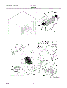 05 - System parts for Frigidaire Refrigerator FGHT1832PP4 from AppliancePartsPros.com